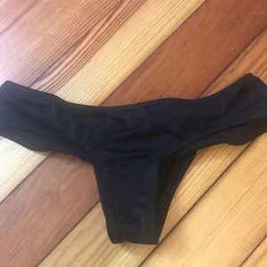 Black cheeky Victoria's Secret swim bottoms